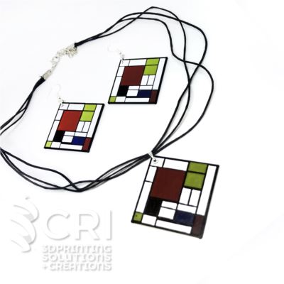 Collana Mondrian  in stampa 3d